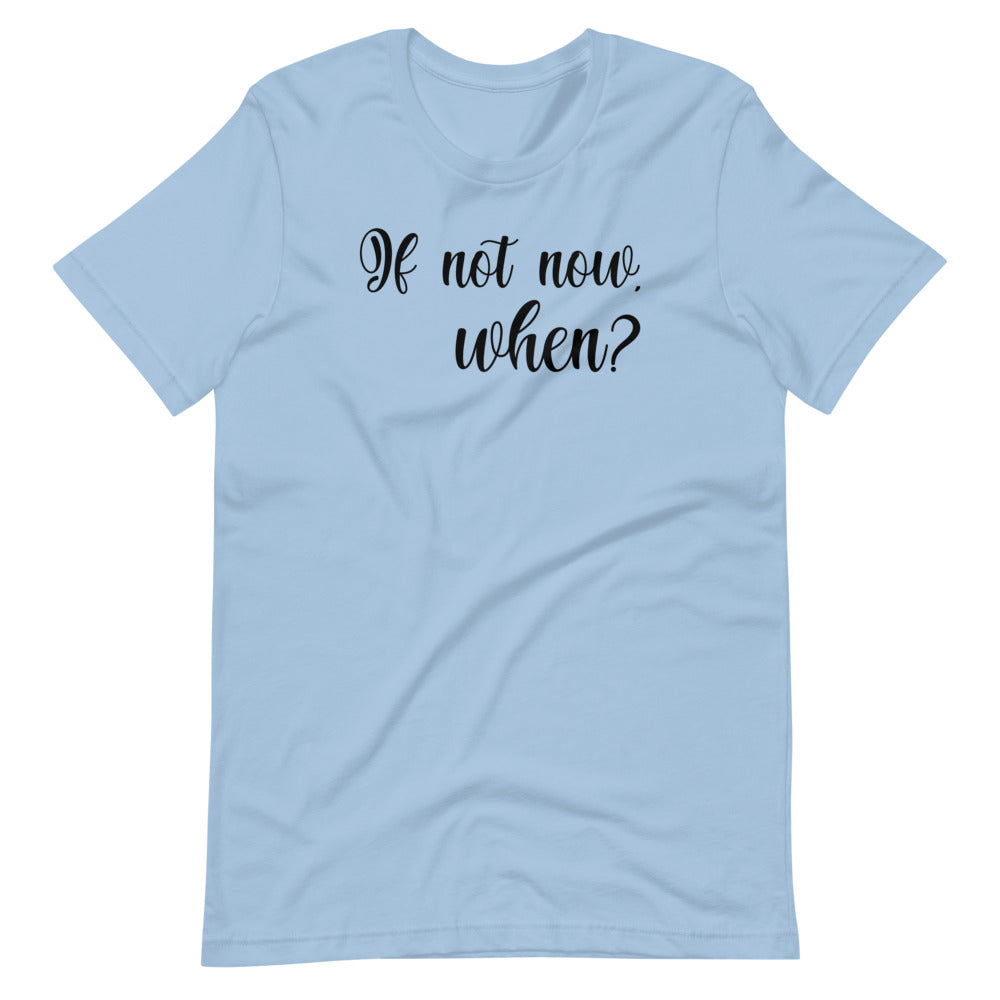 If not now, When?